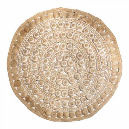 Moulin Hemp Round Rug | Procomobel