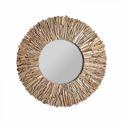 Handcrafted Wooden Wall Mirror Roy | Procomobel