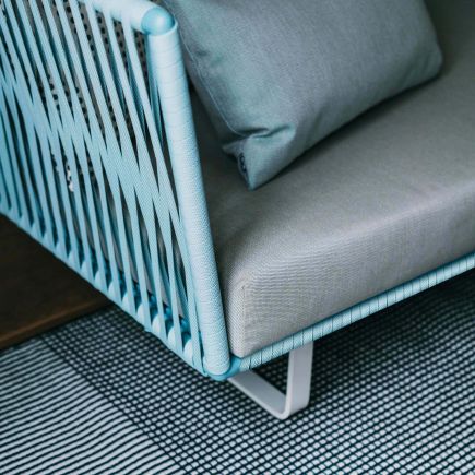 Foto en Ambiente de Sofá de Exterior Patas Aluminio ‘Bela Rope’