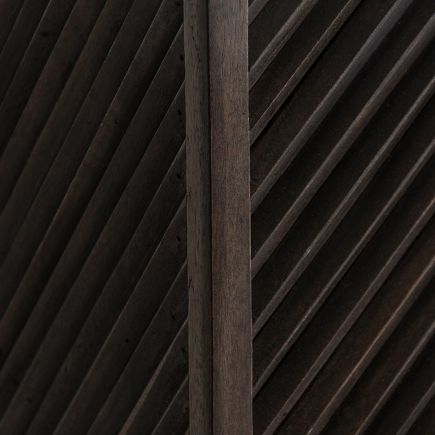 Mueble TV Madera de Mango Coupe detalle tallado madera