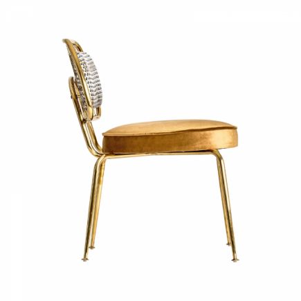 Lagarde Mustard Steel Chair | Procomobel