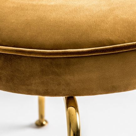 Lagarde Mustard Steel Chair | Procomobel