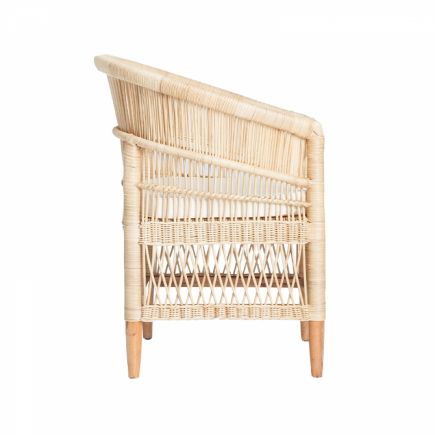 Natural Rattan Armchair Carre | Procomobel