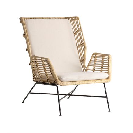 Clerc Natural Rattan Armchair | Procomobel