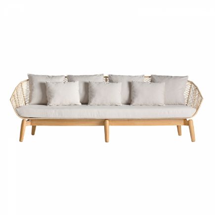 Natural Rattan Sofa 'Robin' | Procomobel