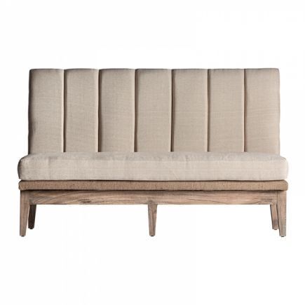 2-Seater Sofa in Teak Wood Lacombre | Procomobel