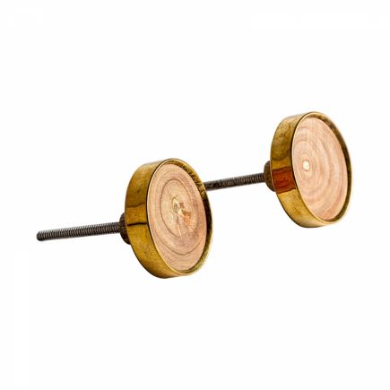 Elm Wood Round Handle Delorme | Procomobel