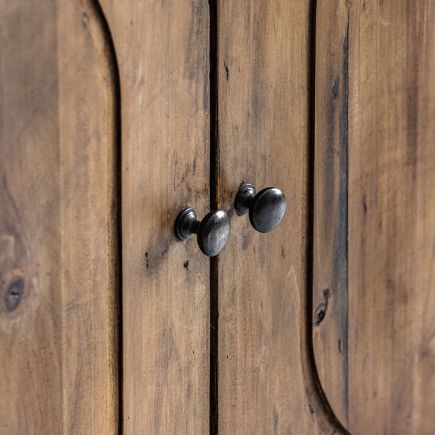Industrial Display Cabinet Natural Aged Wood Abettan | Procomobel