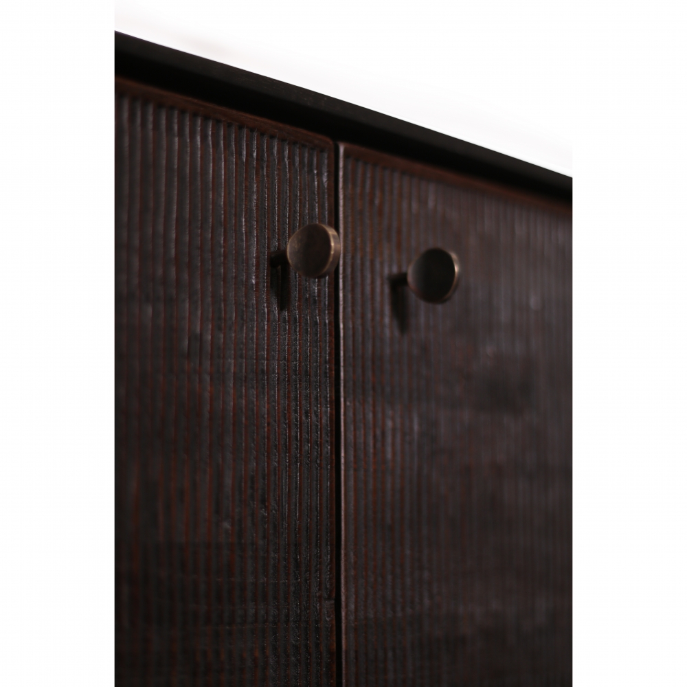 Teak sideboard 'Grooves'
