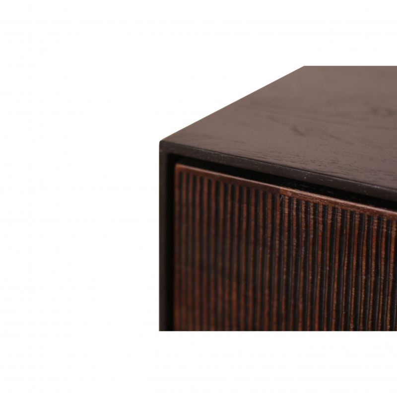Teak sideboard 'Grooves'