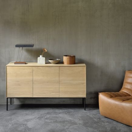 3 Door Oak Sideboard Whitebird : Procomobel