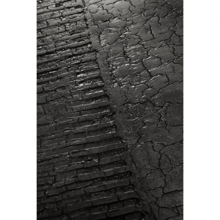 Imagen de Detalle Mesa Auxiliar Lava Lineal Celeste negra