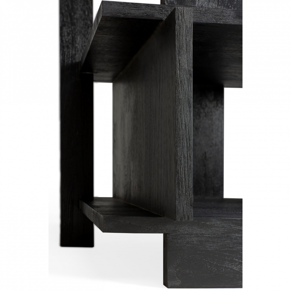Estantería Madera Teca Negra ‘Abstract’