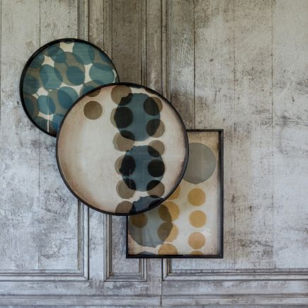Connected Dots Round Tray | Procomobel