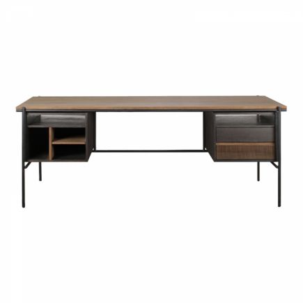 Desk with Drawers in Teak Oscar | Procomobel