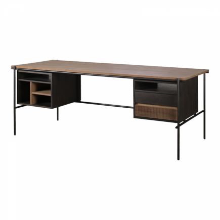 Desk with Drawers in Teak Oscar | Procomobel