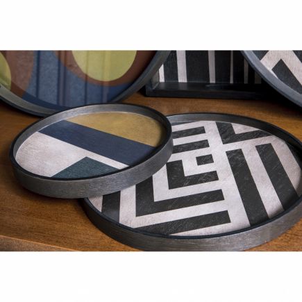 Wooden tray Geo Study | Procomobel