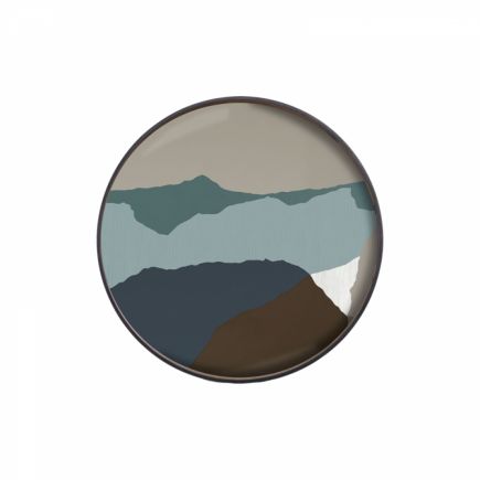 Graphite Wabi Sabi Wabi Sabi Glass Tray | Procomobel