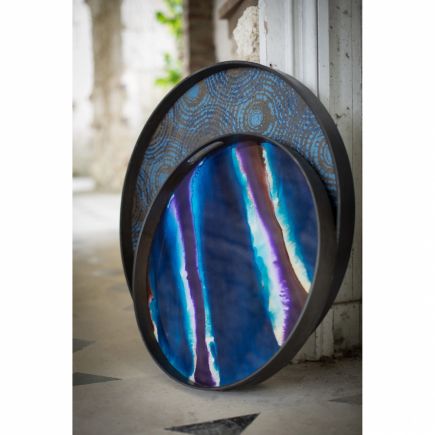 Buy Online Round Wooden Tray Seaside 'Beads' at Procomobel