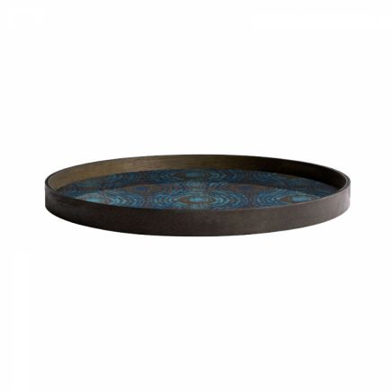 Buy Online Round Wooden Tray Seaside 'Beads' at Procomobel