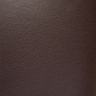 Detalle piel Sillón de Peil Lounge DC marrón chocolate