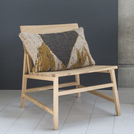 Estancia con Silla Lounge en Roble N2