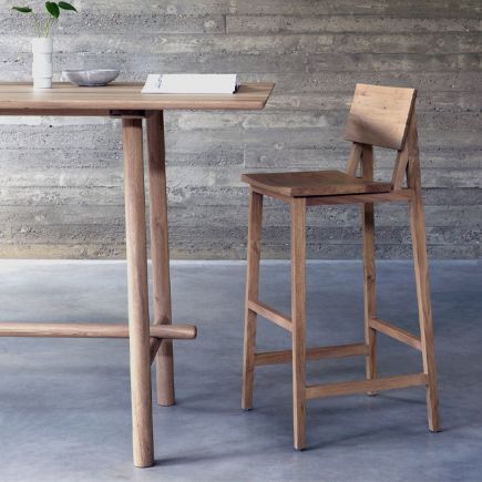 High Stool in Oak N4 | Procomobel