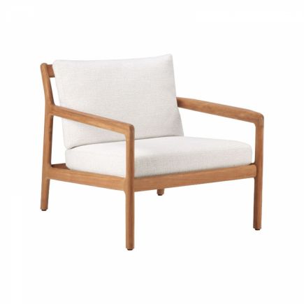 Buy Online Outdoor Teak Upholstered Armchair 'Jack' at Procomobel
