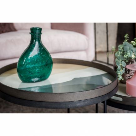 Slate Wabi 'Sabi' Round Glass Tray | Procomobel
