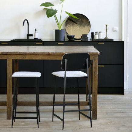 Light Gray Stool Dc | Procomobel
