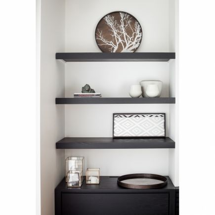 Round Wooden Tray White Tree | Procomobel