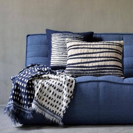 Lumbar Cushion White Stripes | Procomobel