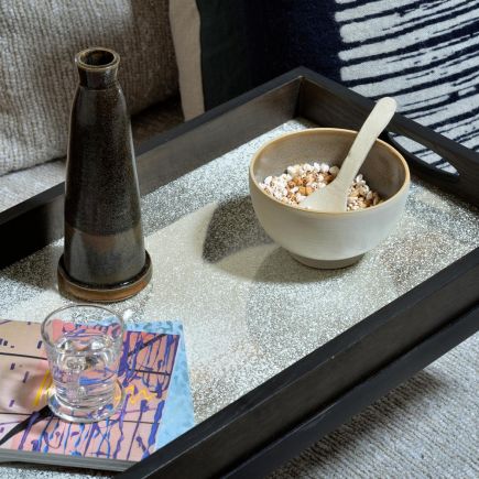Comida sobre Bandeja Rectangular Frost Mirror