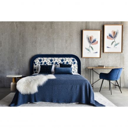 Floral Upholstered Headboard 'Athens' | Procomobel