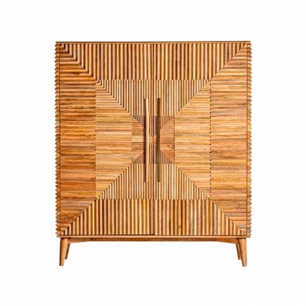 Clement Handle Wooden Cupboard Sideboard : Procomobel
