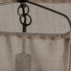 Lámpara de Lino Lejeune detalle pantalla de lino