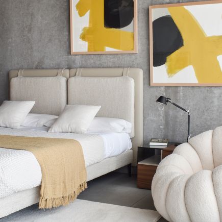 Headboard and Upholstered Base Budapest | Procomobel