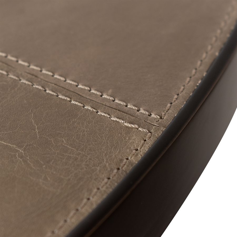Leather Nesting Table Set 'Evelyn'