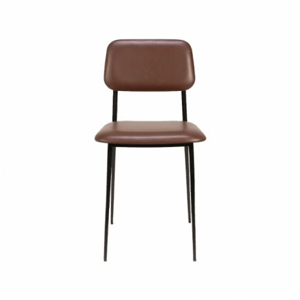 Imagen en Movimiento Silla de Comedor Cuero Dc chocolate