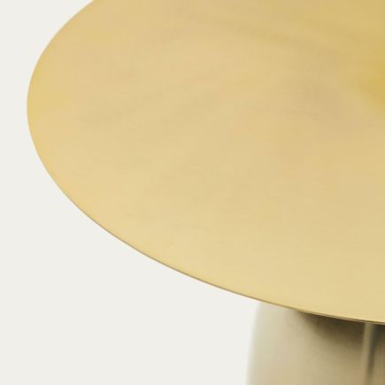 Mesa Auxiliar  Dorada Ø 48 cm ‘Matilda’ sobre
