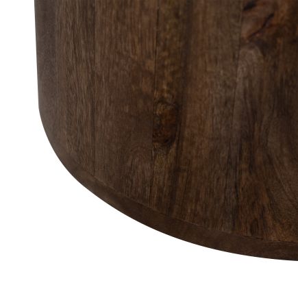 Detalle del Material de la Mesa Madera Baja ‘Frankie’