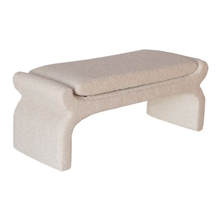 Vista Lateral Derecha Taburete Beige ‘River’