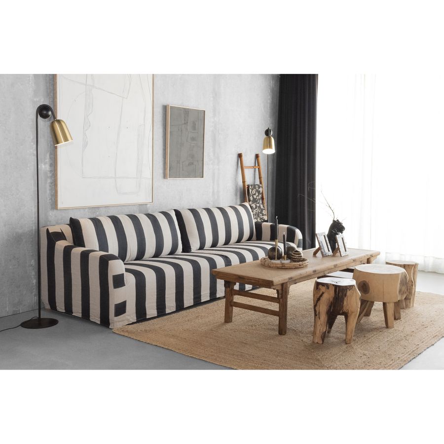 Natural Teak Stool 'Viborg'