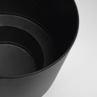 Imagen de Detalle superior Macetero Metal Negro Ø 28 cm ‘Mash’