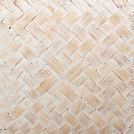 Imagen de Detalle Trenzado Cesta de Bambú Carson Pequeña