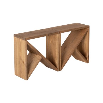 Mesa Auxiliar Roble Oscuro ‘Tyler’ Doble