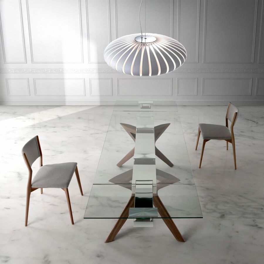 Mesa Comedor Extensible Cristal ‘Lin’