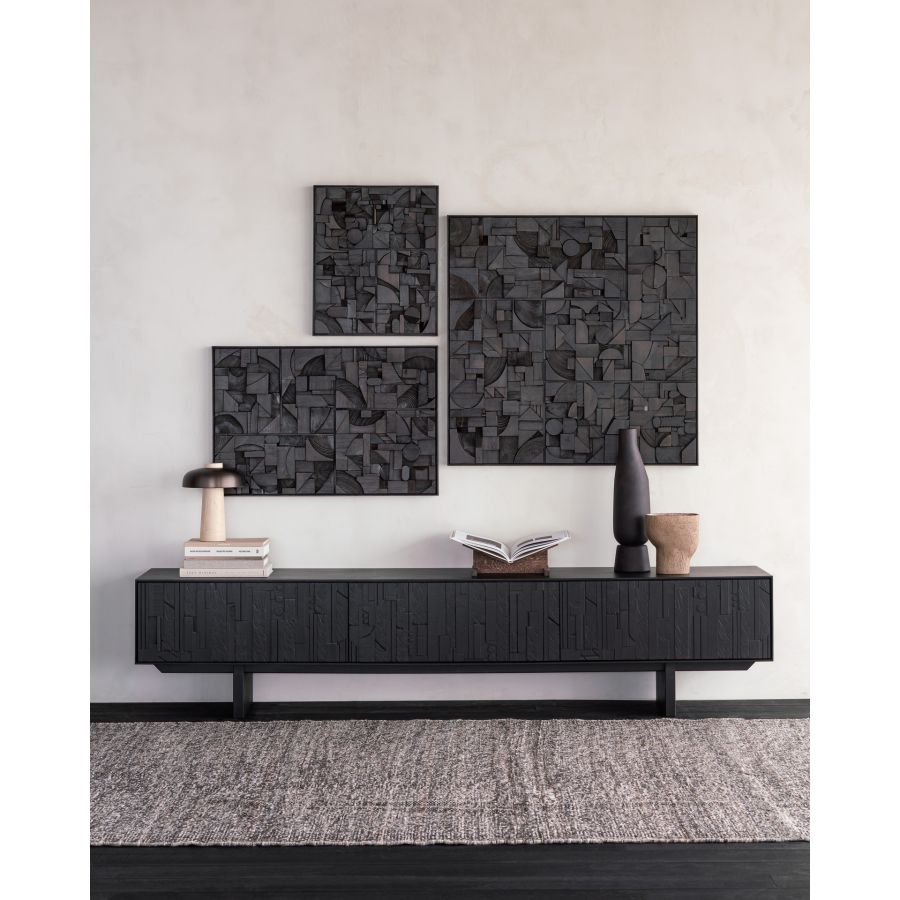 Kilim 'Checked' rug