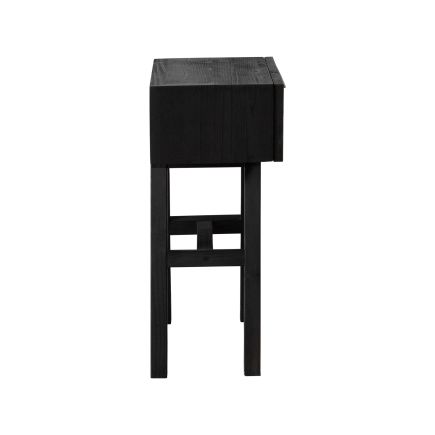 Mesita de Noche Madera Negra ‘Finley’