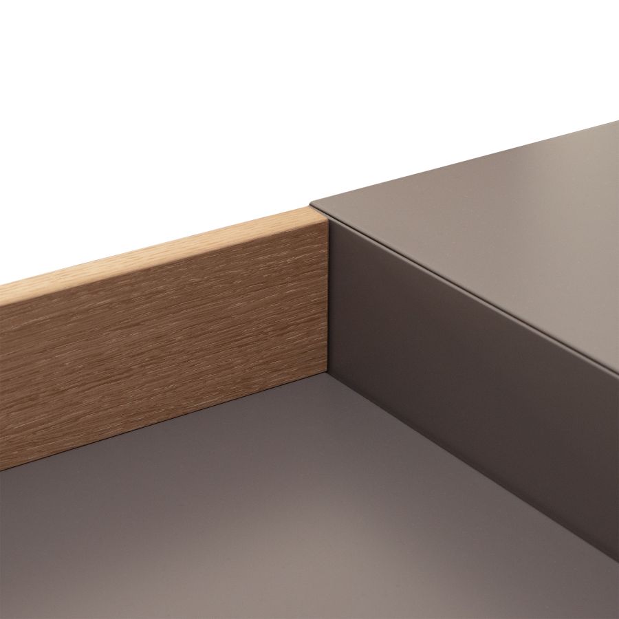 Lauki' Wood /Lacquered TV cabinet